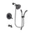 Delta Lahara Venetian Bronze Finish Dual Control Tub and Shower Faucet System Package with 5-1/2 inch Showerhead and 1-Spray Handshower with Slide Bar Includes Rough-in Valve and Tub Spout DSP2489V