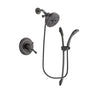 Delta Cassidy Venetian Bronze Finish Dual Control Shower Faucet System Package with 5-1/2 inch Showerhead and 1-Spray Handshower with Slide Bar Includes Rough-in Valve DSP2500V
