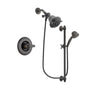 Delta Linden Venetian Bronze Finish Shower Faucet System Package with Shower Head and 5-Spray Personal Handshower with Slide Bar Includes Rough-in Valve DSP2518V