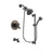 Delta Trinsic Venetian Bronze Finish Dual Control Tub and Shower Faucet System Package with Shower Head and 5-Spray Personal Handshower with Slide Bar Includes Rough-in Valve and Tub Spout DSP2521V