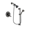Delta Linden Venetian Bronze Finish Dual Control Shower Faucet System Package with Water Efficient Showerhead and 5-Spray Personal Handshower with Slide Bar Includes Rough-in Valve DSP2558V