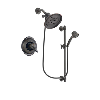 Delta Victorian Venetian Bronze Shower Faucet System with Hand Shower DSP2564V