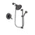Delta Leland Venetian Bronze Finish Thermostatic Shower Faucet System Package with Large Rain Shower Head and 5-Spray Personal Handshower with Slide Bar Includes Rough-in Valve DSP2566V
