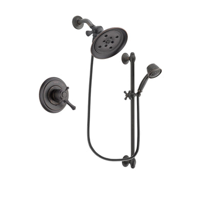 Delta Cassidy Venetian Bronze Shower Faucet System with Hand Shower DSP2590V
