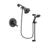 Delta Lahara Venetian Bronze Finish Dual Control Shower Faucet System Package with Shower Head and Personal Handheld Shower Spray with Slide Bar Includes Rough-in Valve DSP2640V