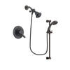 Delta Lahara Venetian Bronze Finish Dual Control Shower Faucet System Package with Water Efficient Showerhead and Personal Handheld Shower Spray with Slide Bar Includes Rough-in Valve DSP2670V