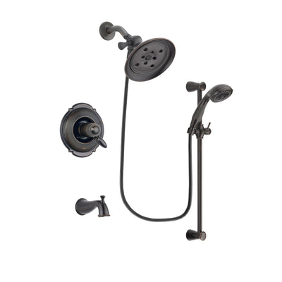 Delta Victorian Venetian Bronze Tub and Shower System with Hand Shower DSP2683V