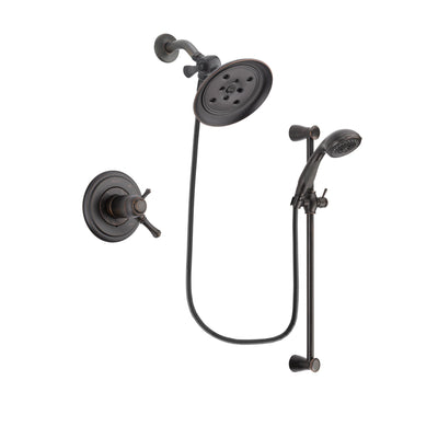 Delta Cassidy Venetian Bronze Shower Faucet System with Hand Shower DSP2690V