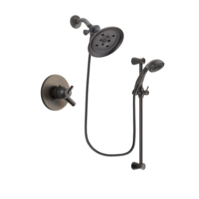 Delta Trinsic Venetian Bronze Shower Faucet System with Hand Shower DSP2702V