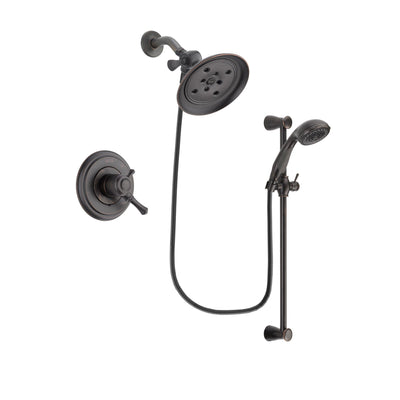 Delta Cassidy Venetian Bronze Shower Faucet System with Hand Shower DSP2710V