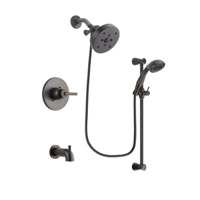 Delta Trinsic Venetian Bronze Tub and Shower System with Hand Shower DSP2723V