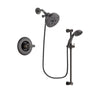 Delta Linden Venetian Bronze Finish Shower Faucet System Package with 5-1/2 inch Showerhead and Personal Handheld Shower Spray with Slide Bar Includes Rough-in Valve DSP2728V