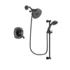 Delta Addison Venetian Bronze Finish Dual Control Shower Faucet System Package with 5-1/2 inch Showerhead and Personal Handheld Shower Spray with Slide Bar Includes Rough-in Valve DSP2736V