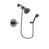 Delta Trinsic Venetian Bronze Finish Shower Faucet System Package with Shower Head and 5-Setting Wall Mount Personal Handheld Shower Spray Includes Rough-in Valve DSP2754V