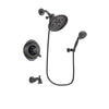 Delta Victorian Venetian Bronze Tub and Shower System with Hand Shower DSP2803V