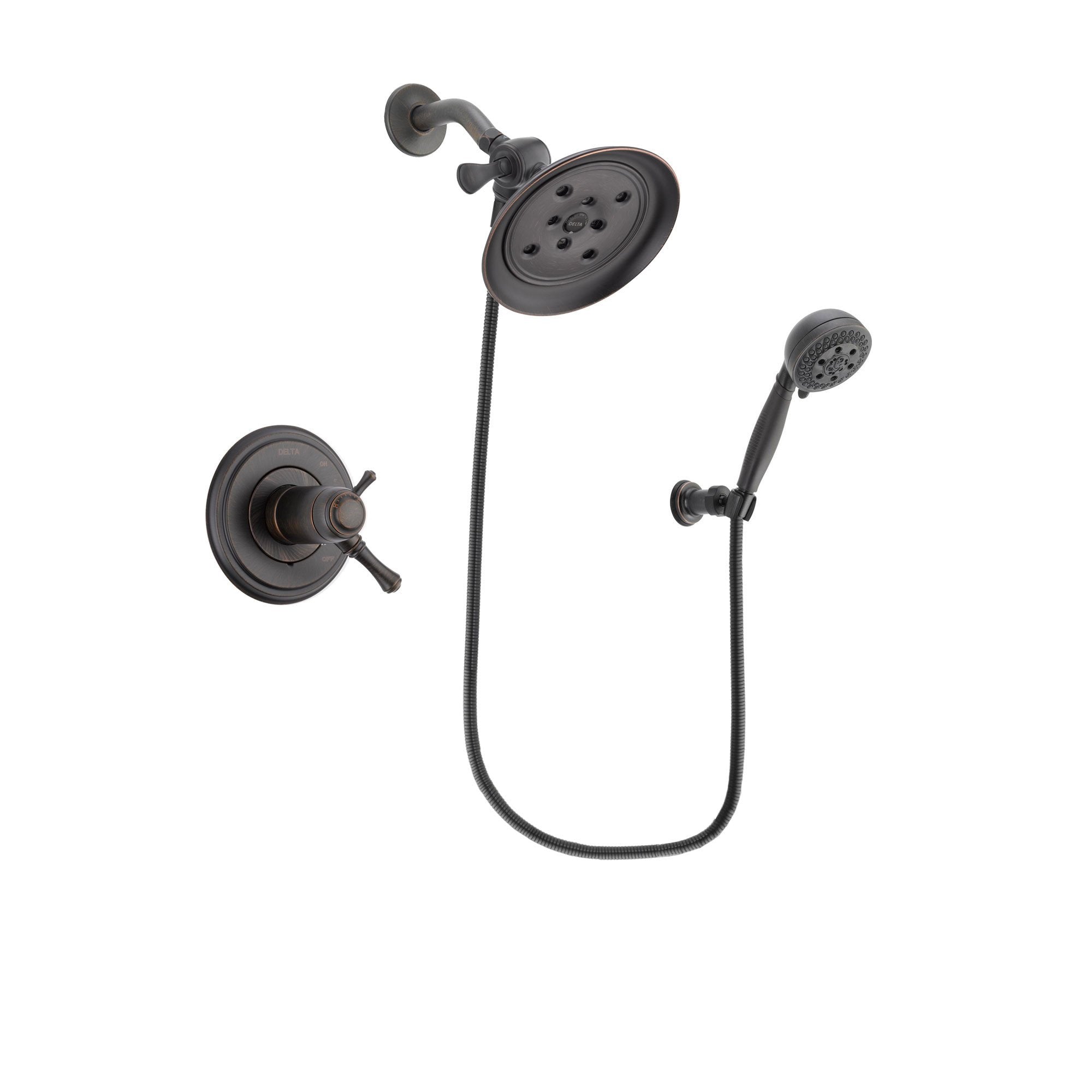Delta Cassidy Venetian Bronze Shower Faucet System with Hand Shower DSP2810V