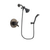 Delta Trinsic Venetian Bronze Finish Dual Control Shower Faucet System Package with Water Efficient Showerhead and Modern Wall Mount Personal Handheld Shower Spray Includes Rough-in Valve DSP2912V
