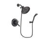 Delta Lahara Venetian Bronze Finish Thermostatic Shower Faucet System Package with Large Rain Shower Head and Modern Wall Mount Personal Handheld Shower Spray Includes Rough-in Valve DSP2922V