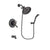 Delta Leland Venetian Bronze Finish Thermostatic Tub and Shower Faucet System Package with Large Rain Shower Head and Modern Wall Mount Personal Handheld Shower Spray Includes Rough-in Valve and Tub Spout DSP2925V