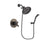 Delta Trinsic Venetian Bronze Finish Dual Control Shower Faucet System Package with Large Rain Shower Head and Modern Wall Mount Personal Handheld Shower Spray Includes Rough-in Valve DSP2942V