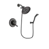 Delta Linden Venetian Bronze Finish Dual Control Shower Faucet System Package with Large Rain Shower Head and Modern Wall Mount Personal Handheld Shower Spray Includes Rough-in Valve DSP2948V