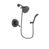 Delta Lahara Venetian Bronze Finish Thermostatic Shower Faucet System Package with 5-1/2 inch Showerhead and Modern Wall Mount Personal Handheld Shower Spray Includes Rough-in Valve DSP2952V