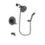 Delta Leland Venetian Bronze Finish Dual Control Tub and Shower Faucet System Package with 5-1/2 inch Showerhead and Modern Wall Mount Personal Handheld Shower Spray Includes Rough-in Valve and Tub Spout DSP2973V