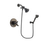 Delta Trinsic Venetian Bronze Finish Dual Control Shower Faucet System Package with Water Efficient Showerhead and 3-Spray Wall-Mount Hand Shower Includes Rough-in Valve DSP3032V