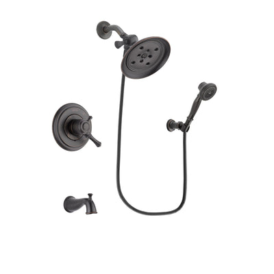 Delta Cassidy Venetian Bronze Tub and Shower System with Hand Shower DSP3069V