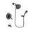 Delta Leland Venetian Bronze Finish Thermostatic Tub and Shower Faucet System Package with 5-1/2 inch Showerhead and 3-Spray Wall-Mount Hand Shower Includes Rough-in Valve and Tub Spout DSP3075V