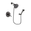 Delta Cassidy Venetian Bronze Finish Dual Control Shower Faucet System Package with 5-1/2 inch Showerhead and 3-Spray Wall-Mount Hand Shower Includes Rough-in Valve DSP3100V