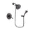 Delta Cassidy Venetian Bronze Finish Dual Control Shower Faucet System Package with 5-1/2 inch Showerhead and 3-Spray Wall-Mount Hand Shower Includes Rough-in Valve DSP3100V