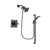 Delta Dryden Venetian Bronze Finish Shower Faucet System Package with Square Showerhead and Modern Handheld Shower Spray with Slide Bar Includes Rough-in Valve DSP3106V