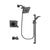 Delta Vero Venetian Bronze Finish Thermostatic Tub and Shower Faucet System Package with Square Shower Head and Modern Handheld Shower Spray with Slide Bar Includes Rough-in Valve and Tub Spout DSP3127V