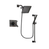 Delta Vero Venetian Bronze Finish Thermostatic Shower Faucet System Package with 6.5-inch Square Rain Showerhead and Modern Hand Shower with Slide Bar Includes Rough-in Valve DSP3152V