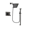 Delta Vero Venetian Bronze Finish Thermostatic Shower Faucet System Package with 6.5-inch Square Rain Showerhead and Modern Handheld Shower Spray with Square Slide Bar Includes Rough-in Valve DSP3188V