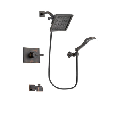 Delta Vero Venetian Bronze Tub and Shower Faucet System with Hand Spray DSP3227V