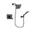 Delta Vero Venetian Bronze Finish Thermostatic Shower Faucet System Package with Square Shower Head and Modern Wall Mount Handheld Shower Spray Includes Rough-in Valve DSP3236V