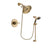 Delta Trinsic Champagne Bronze Shower Faucet System with Hand Shower DSP3484V