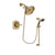 Delta Addison Champagne Bronze Shower Faucet System with Hand Shower DSP3486V