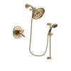 Delta Trinsic Champagne Bronze Shower Faucet System with Hand Shower DSP3492V