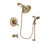 Delta Linden Champagne Bronze Tub and Shower System with Hand Shower DSP3495V