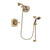 Delta Addison Champagne Bronze Shower Faucet System with Hand Shower DSP3512V