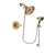 Delta Lahara Champagne Bronze Shower Faucet System with Hand Shower DSP3586V