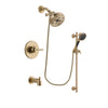 Delta Trinsic Champagne Bronze Tub and Shower System with Hand Shower DSP3613V