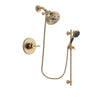 Delta Trinsic Champagne Bronze Shower Faucet System with Hand Shower DSP3614V