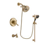 Delta Cassidy Champagne Bronze Tub and Shower System with Hand Shower DSP3627V