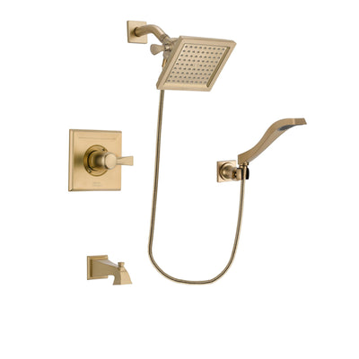 Delta Dryden Champagne Bronze Tub and Shower System with Hand Shower DSP3853V