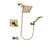 Delta Vero Champagne Bronze Tub and Shower Faucet System w/ Hand Spray DSP3859V