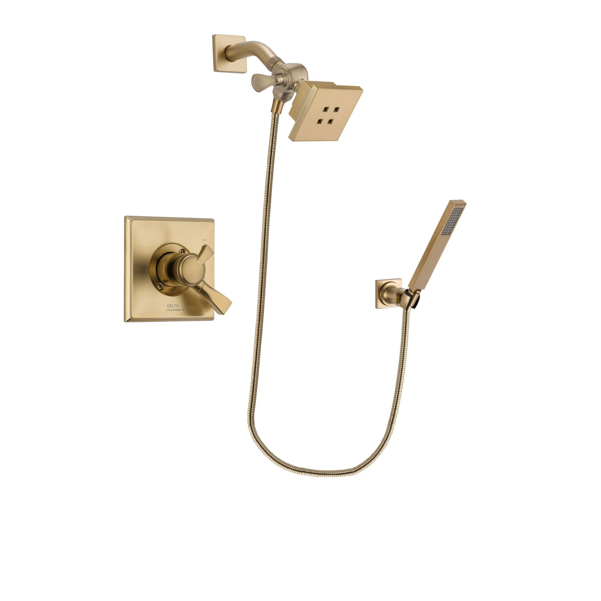 Delta Dryden Champagne Bronze Shower Faucet System with Hand Shower DSP3882V